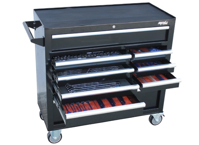SP - TOOL KIT 296PC METRIC/SAE IN CUSTOM ROLLER CABINE 